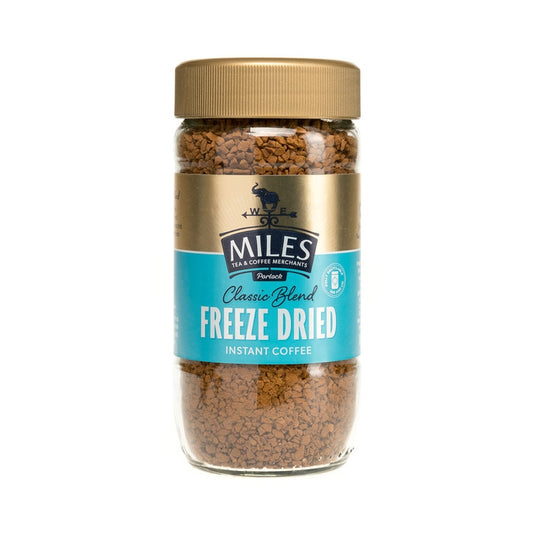Miles Tea & Coffee Merchants | Classic Blend 100g Jar Freeze Dried Instant Coffee