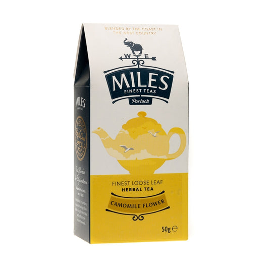 Miles Finest Teas | 50g Chamomile Flower Finest Loose Leaf Herbal Tea