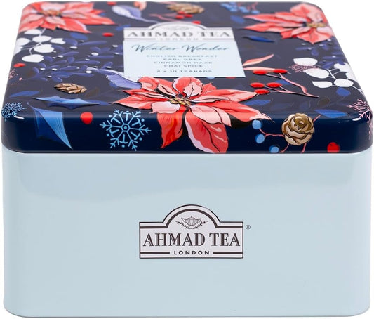 Ahmad Tea London | Winter Wonder Selection Caddy 4 x 10 Tea Bags