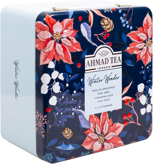 Ahmad Tea London | Winter Wonder Selection Caddy 4 x 10 Tea Bags