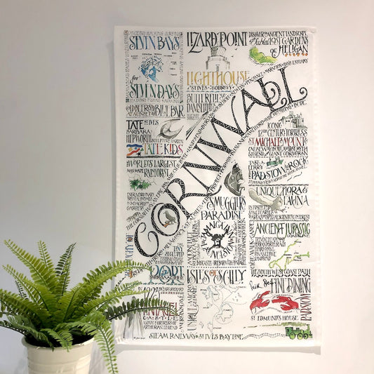 Inklings | The Duchy of Cornwall Tea Towel