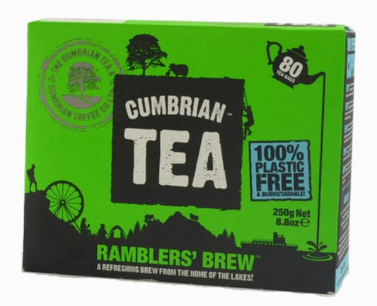 SPECIAL OFFER | 1 x Wainwrights Enamel Mug + 1 x Cumbrian Tea Ramblers' Brew Pack of Tea Bags (80)
