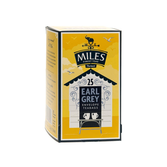 Miles Finest Teas | 25 Earl Grey Foil Enveloped Tea Bags