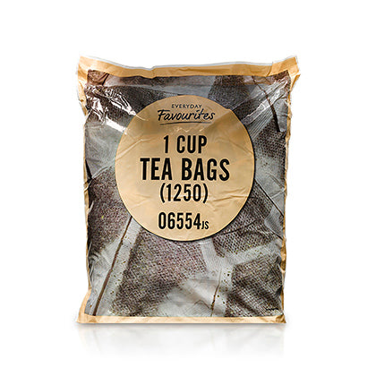 Everday Favourites | 2,500 English Breakfast One-Cup Tea Bags (2 x 1,250 bulk bags)