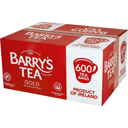 Barry's Tea | Gold Blend One-Cup 600 Tea Bags (Ireland's Favourite Tea)
