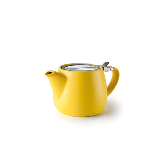 Ibili Menaje | Luxor Yellow Ceramic Teapot 540ml With Stainless Steel Filter | FREE Shipping