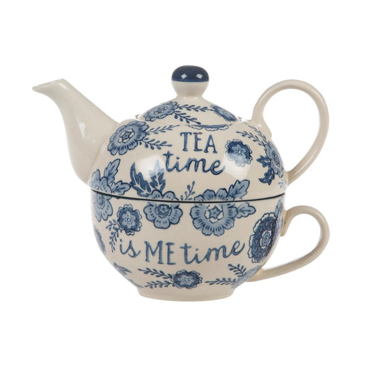 Sass & Belle | Blue Willow Floral Tea For One | FREE Shipping