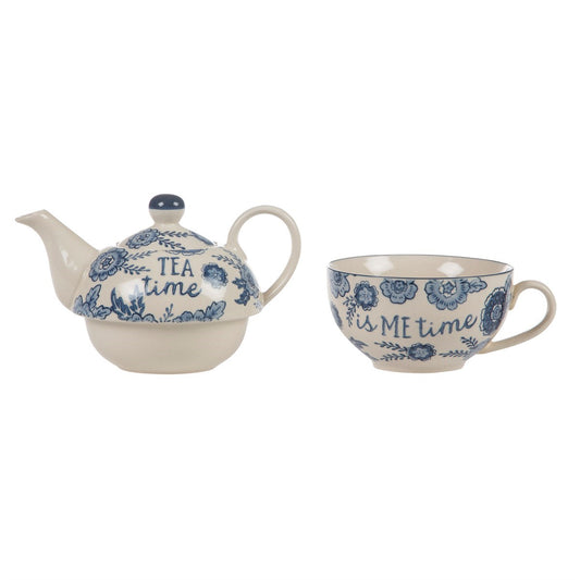 Sass & Belle | Blue Willow Floral Tea For One | FREE Shipping