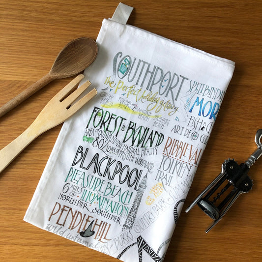 Inklings | Lancashire Tea Towel