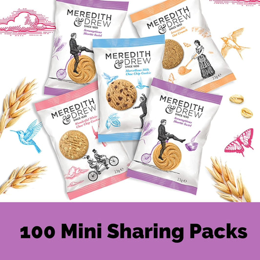 Meredith & Drew | 100 x 23g Mini Packs Twin Pack Biscuits
