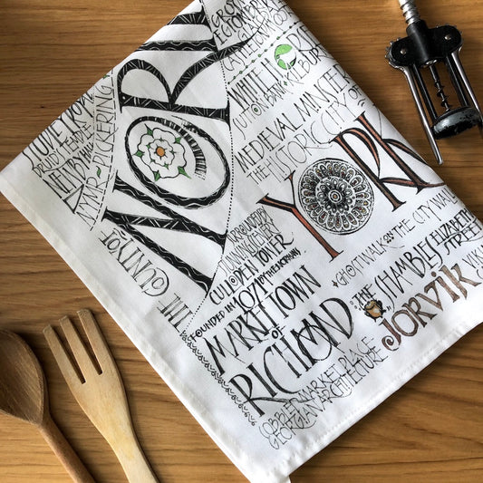 Inklings | North Yorkshire Tea Towel