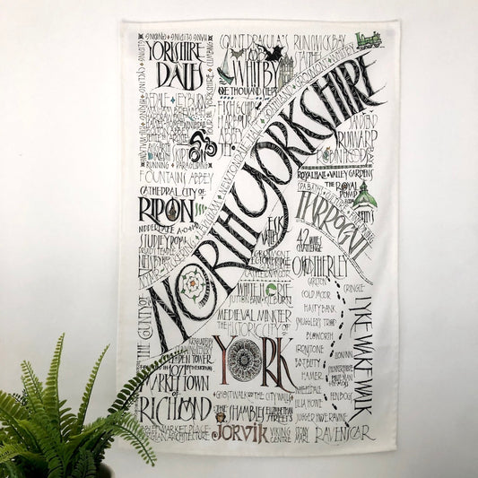 Inklings | North Yorkshire Tea Towel
