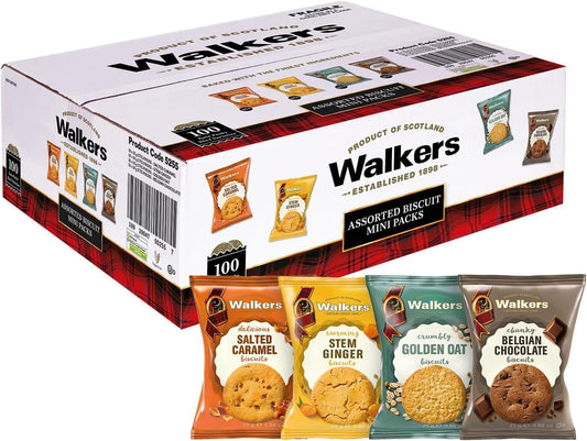 Walkers | 100 x 25g Minipack Assorted Biscuits