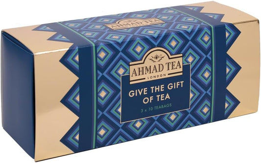 Ahmad Tea London | Give The Gift Of Tea Selection Pack - 3 x 10 Tea Bags